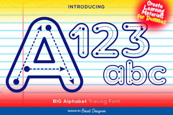 Big Alphabet Tracing: A Creative Font for Early Learning