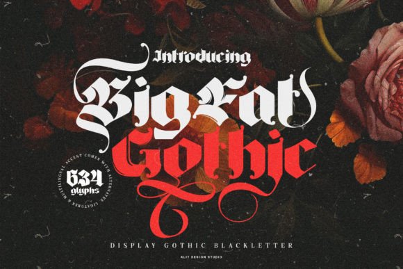 Big Fat Gothic: Command Attention with Bold Blackletter Style
