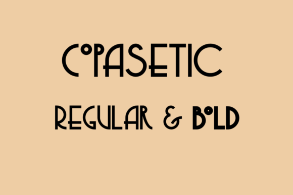 Copasetic: A Retro Sans Serif with Modern Appeal