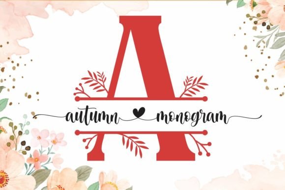 Embrace the Season: Designing with the Autumn Monogram Typeface