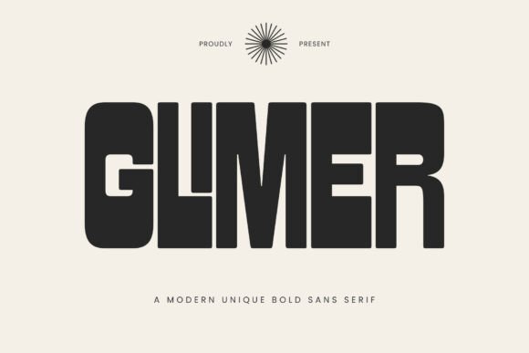 Glimer: A Modern Sans Serif for Bold Statements
