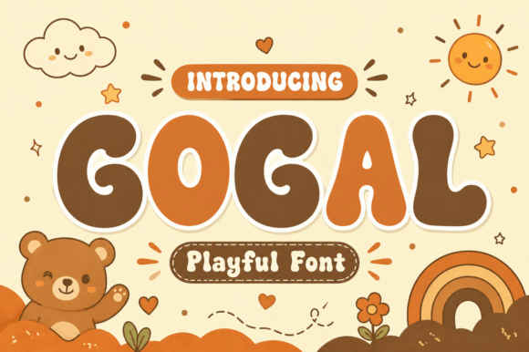 Gogal: The Bold Retro Bubble Typeface for Modern Brands