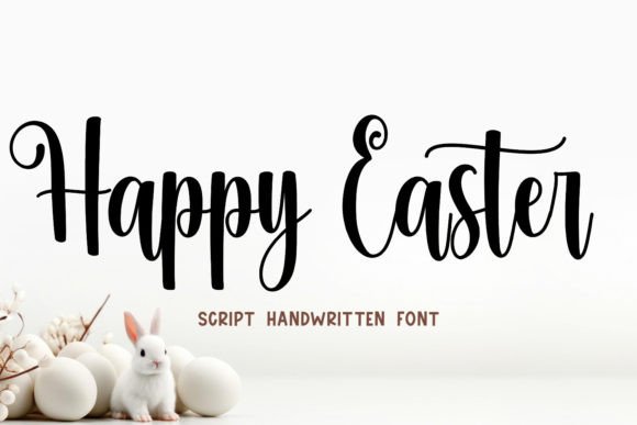 Happy Easter Font: A Whimsical Script for Festive Design