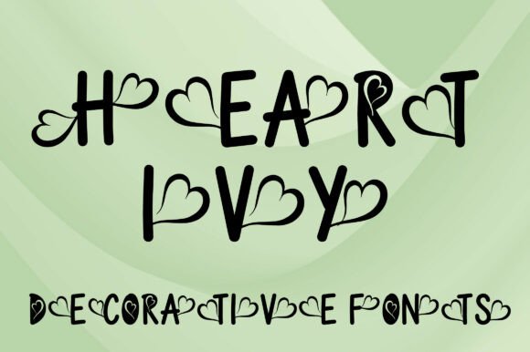 Heart Ivy: A Sweet Display Font for Romantic Projects