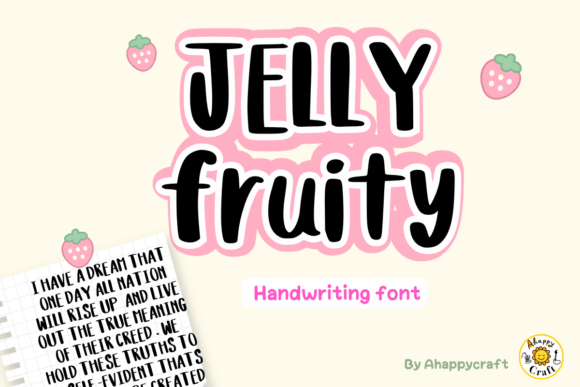 Jelly Fruity: The Squishy Display Font for Playful Design