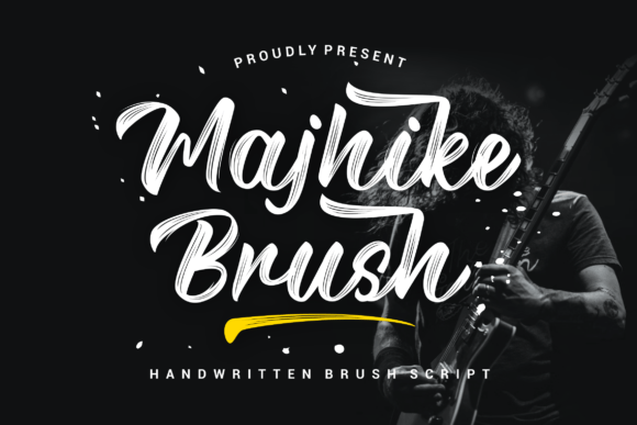 Majhike Brush: A Stylish Font for Creative Projects