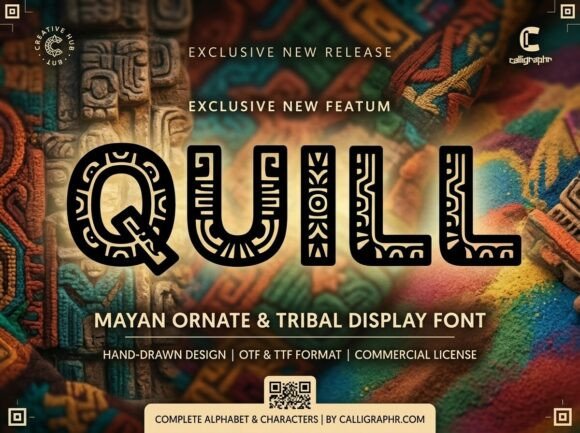 Quill: A Typeface Forged in Ancient Stone and Story