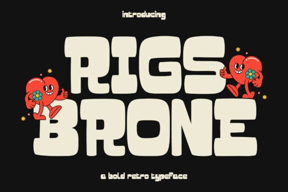 Rigs Brone: Your Retro Font for Modern Branding