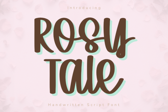 Rosy Tale: A Graceful Script for Modern Designs