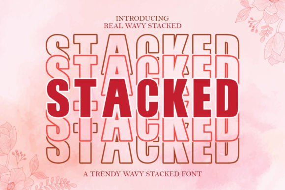 Stacked: Your Go-To Font for Fun, Impactful Designs