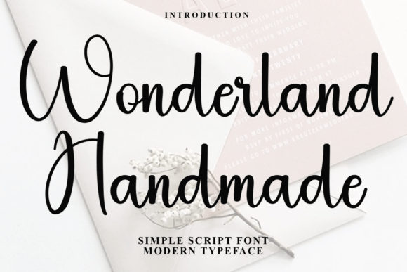 Wonderland Handmade: The Festive Typeface for Holiday Magic